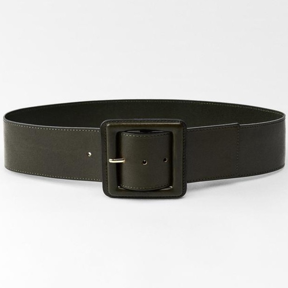 ZARA Leather Buckle Belt